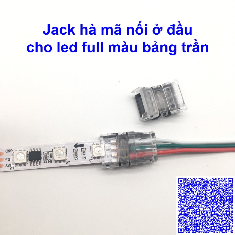 ĐẦU NỐI NHANH 3PIN KHÔNG CẦN HÀN CHÌ CHO LED DÂY FULL MÀU WS2811 WS2812B UCS1903
