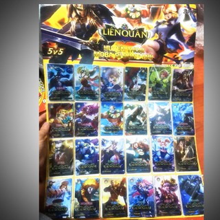 Vỉ 24 bộ bài liên quân mobile legends  Msp15