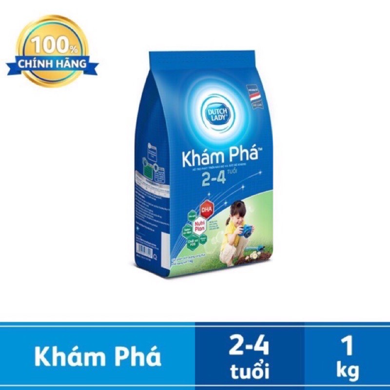 combo 3 túi sữa CÔ GÁI HÀ LAN KHÁ PHÁ -1kg(2-4 tuổi)