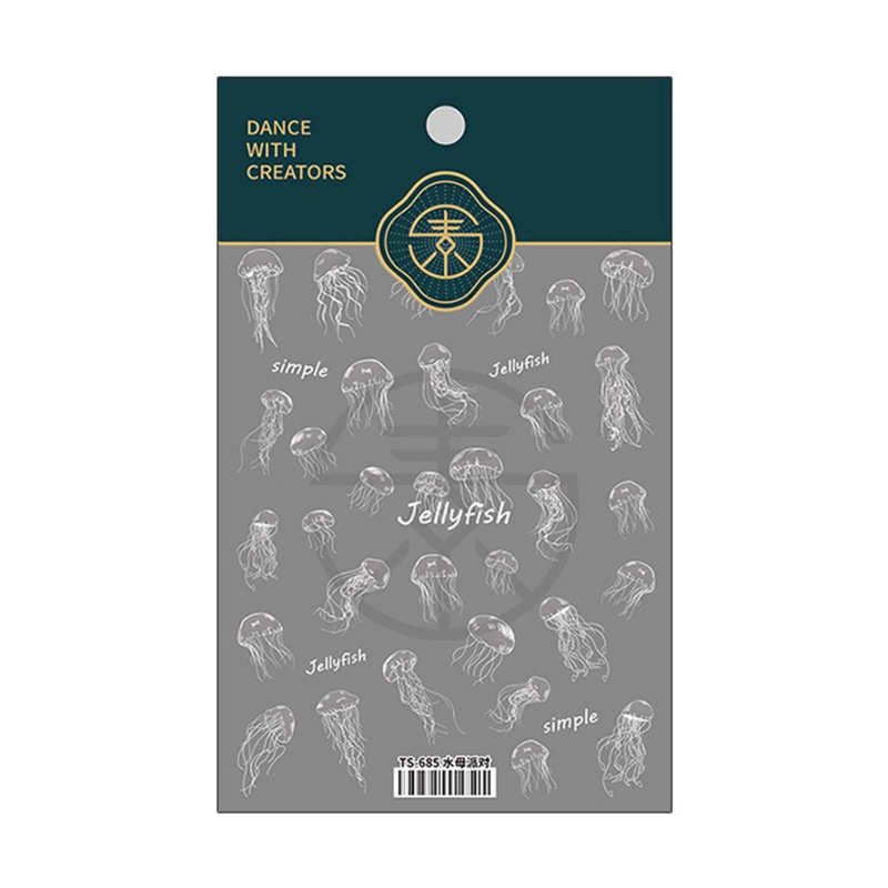 Miếng Dán Trang Trí Móng Tay Bằng Silicon Trong Suốt Tiện Dụng