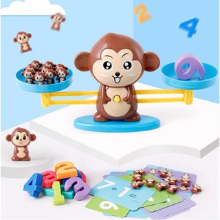 Chú khỉ cân bằng-đồ chơi giáo dục toán học phát triển tư duy cho bé
