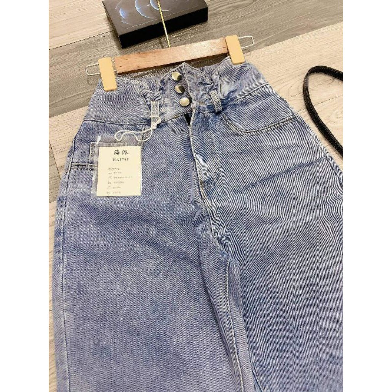 Quần bò 3 cúc cạp V | BigBuy360 - bigbuy360.vn