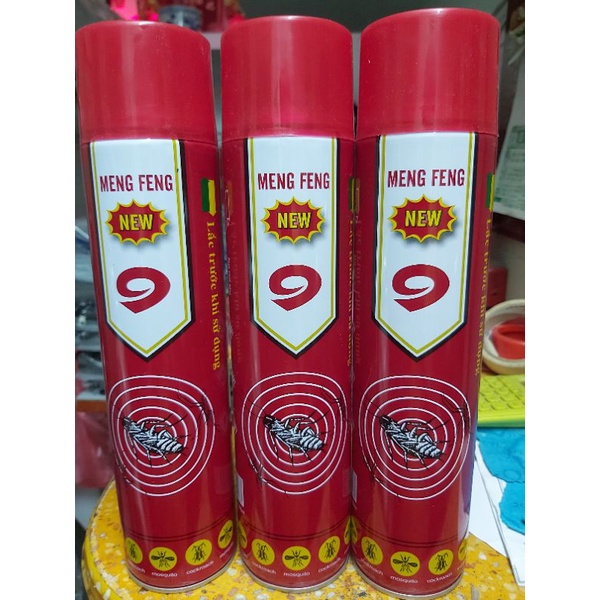 Xịt muỗi số 9 600ml lốc 3 chai
