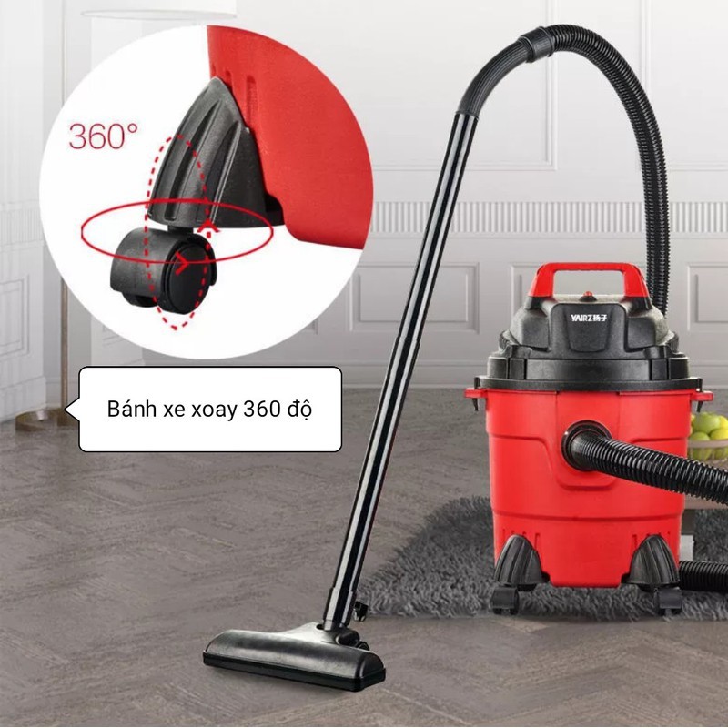 Máy Hút Bụi Kiểu Dáng Công Nghiệp YAIRZ Hút Khô Hút Ướt Thiết Kế Bầu Lọc Có Thể Rửa Bằng Nước HBAR | BigBuy360 - bigbuy360.vn
