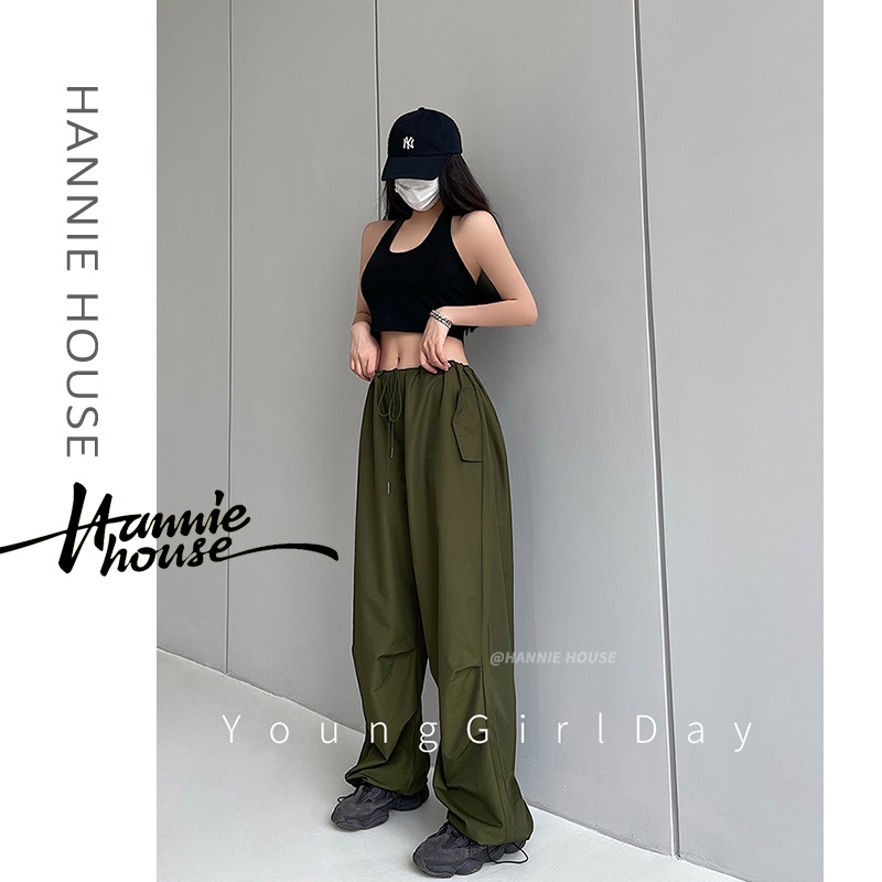 Quần Jogger Ống Rộng Màu Sắc Đơn Giản Cho Nữ