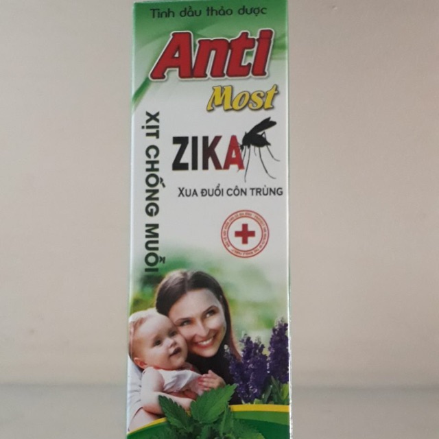 Xịt chống muỗi anti most ZiKa