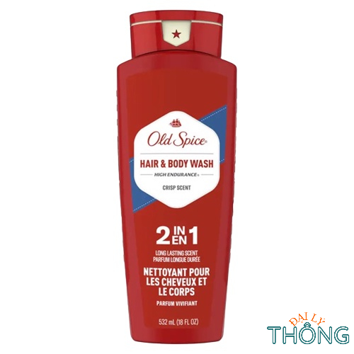 Sữa Tắm Nam Old Spice Body Wash 473ml / Gel Tắm Gội Old Spice High Endurance 532ml
