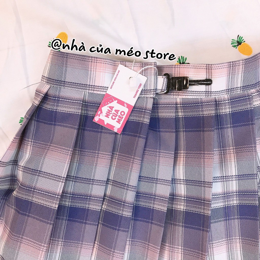CHÂN VÁY JK CARO ULZZANG PHONG CÁCH HỌC SINH NHẬT BẢN - Full Size