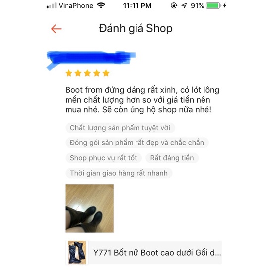 THANH LÝ Y771 Bốt nữ Boot cao dưới Gối da lì màu Đen hàng Quảng Châu cao cấp