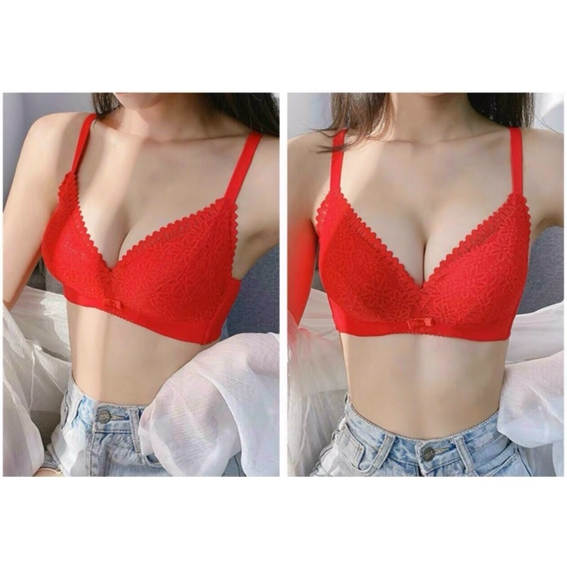 (2023) siêu phẩm áo lót nâng ngực mềm  êm nhẹ siêu thích luôn ạ hàng mới toanh xinh xinh ạcó video thật a