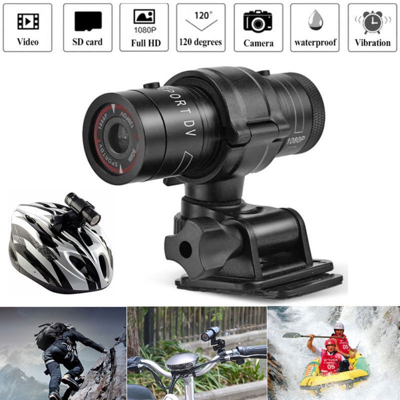 [S.F]-Mini F9 HD 1080P Bike Motorcycle Helmet Sport Camera Video Recorder DV Camcorder