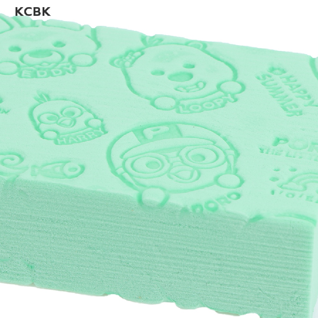KC Bath Sponge Exfoliating/Dead Skin Removing Sponge Body Massage Bath Tool BK