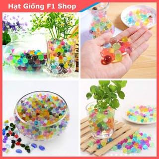 Gói khoảng 1000 viên hạt tinh thể nhiều màu trồng cây hạt nở làm slim
