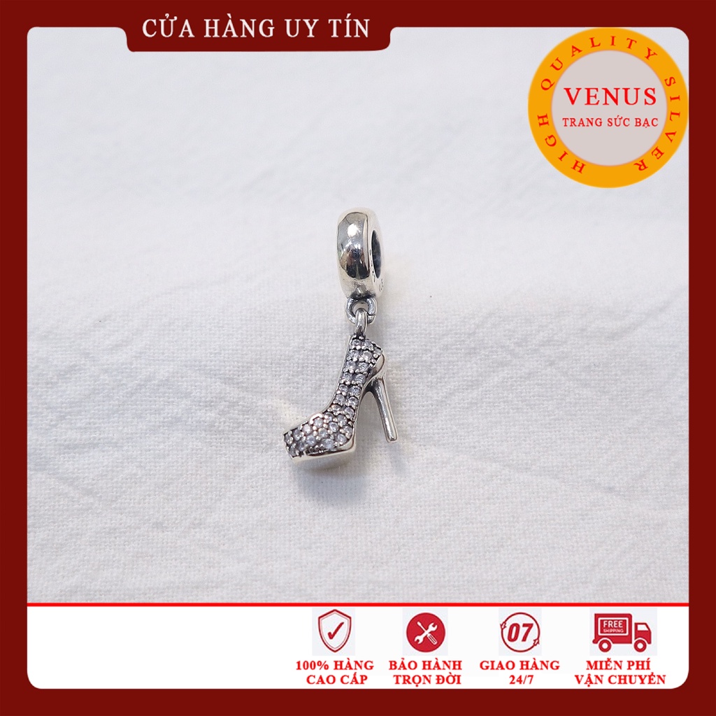[Charm bạc 925 cao cấp] Charm chiếc giày cao gót- Mã sản phẩm VENUSGCG
