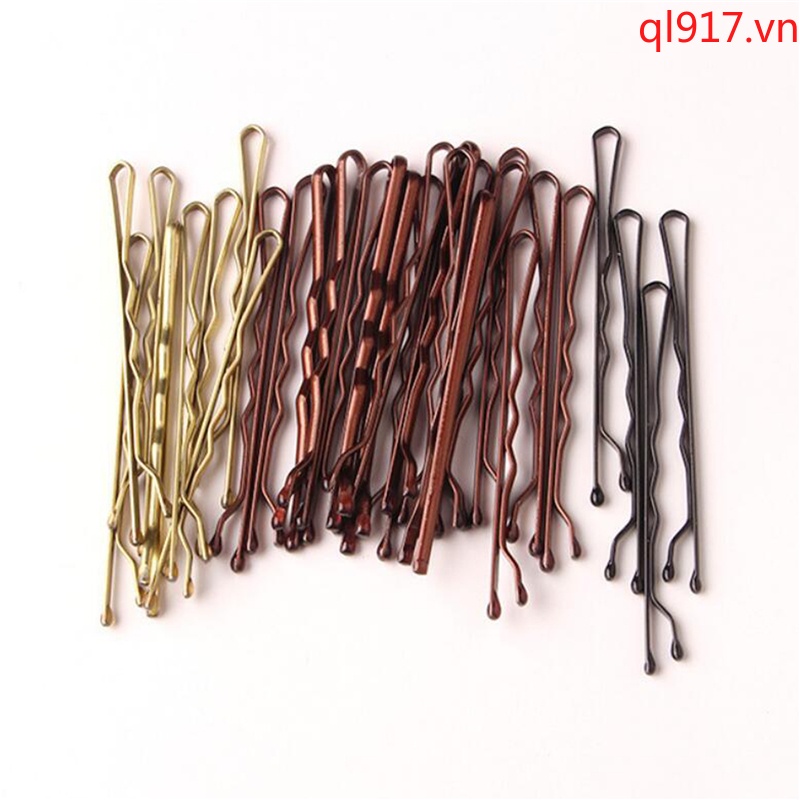 Set 100 Kẹp Tăm Màu Đen Cho Nữ