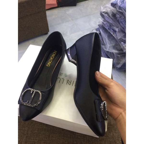 Giày gót 3,4 p size to 38,,42
