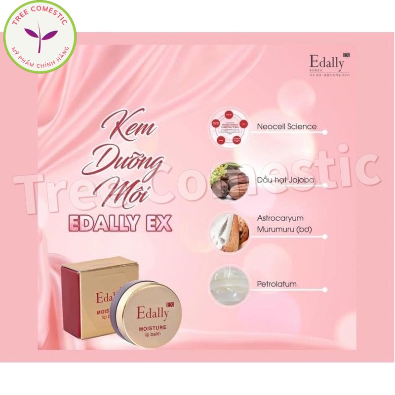 Kem Dưỡng Môi, Làm Hồng, Căng Mọng Môi - Edally Ex Moisture Lip Balm 5g