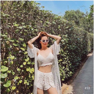 🌸🌸ÁO CHOÀNG DÁNG DÀI ĐI BIỂN - HÌNH THẬT 🌸
