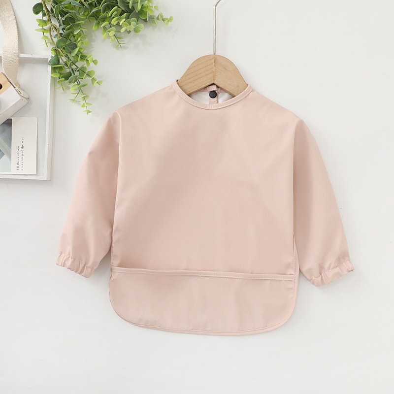 Tạp Dề Chống Nước In Họa Tiết Nghệ Thuật Trung Tính Có Thể Tái Sử Dụng Cho Bé Sơ Sinh