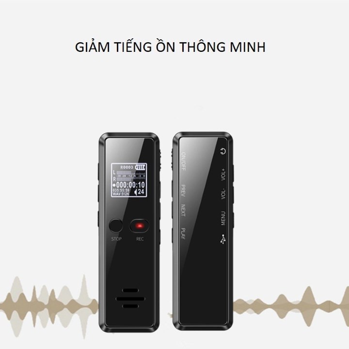 [MÃ 11ELSALE HOÀN 7% ĐƠN 300K] MÁY GHI ÂM CÓ LOA NGOÀI GA818 BỘ NHỚ TRONG 8GB