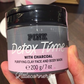 [AUTH BILL MỸ] Mặt nạ cho face và body Victoria Secret Pink Detox Time With Charcoal Purifying Clay