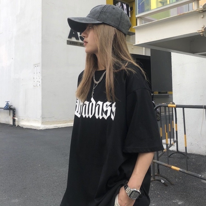 Áo Thun Tay Lỡ 100% Cotton Nam Nữ Form Rộng Unisex Ulzzang