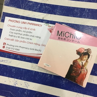Bao cao su có gai MiChiO hộp 3 Chiếc