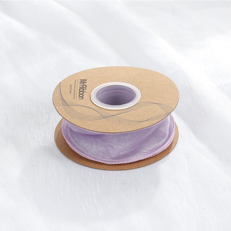 Cuộn ruy băng đuôi cá 4cm dùng thắt nơ trang trí quà tặng DIY