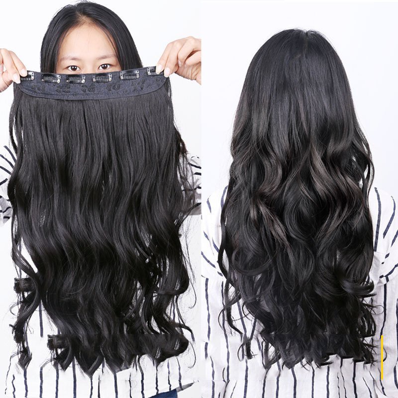 Tóc giả Vivuno tóc kẹp 6 phím Xoăn bồng bềnh Hàn Quốc TG18