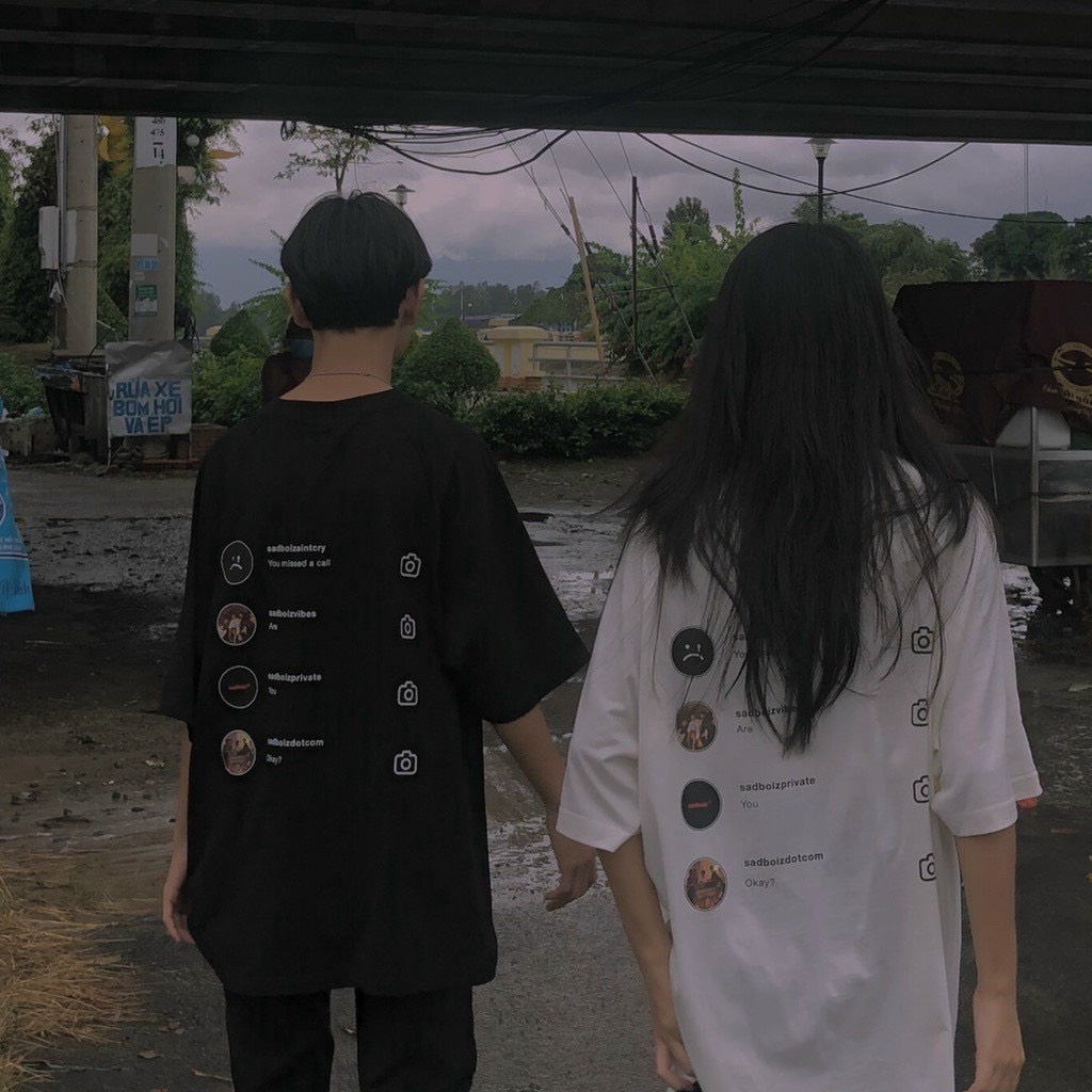 Áo thun SADBOIZ sadtagram FULLTAG unisex form rộng nam nữ