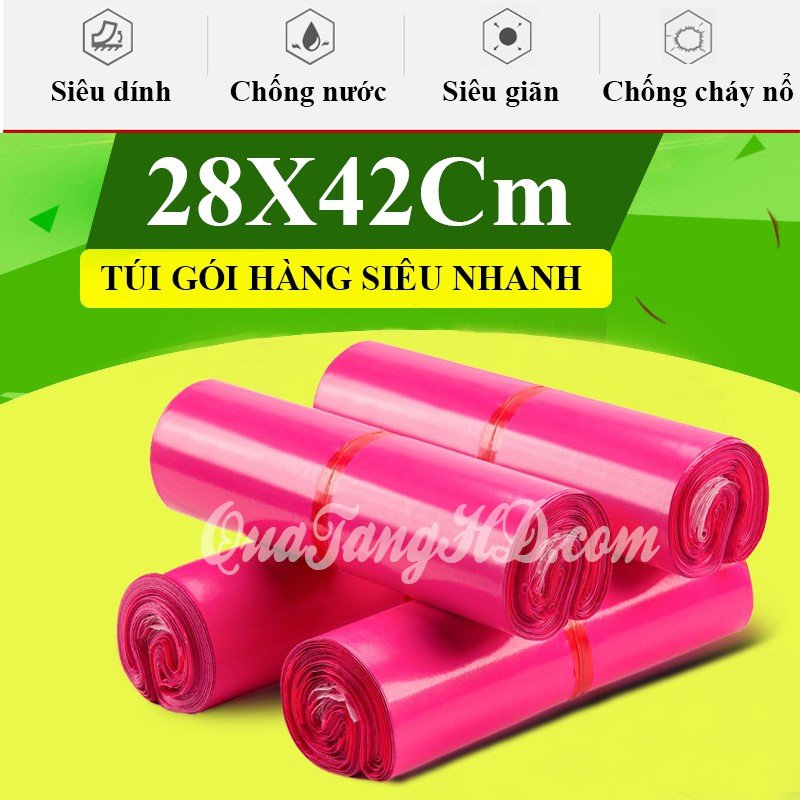 [28x42cm] Túi gói hàng tiện lợi, siêu dính, chống nước, độ bên cao cấp - bao bì đóng gói giá rẻ