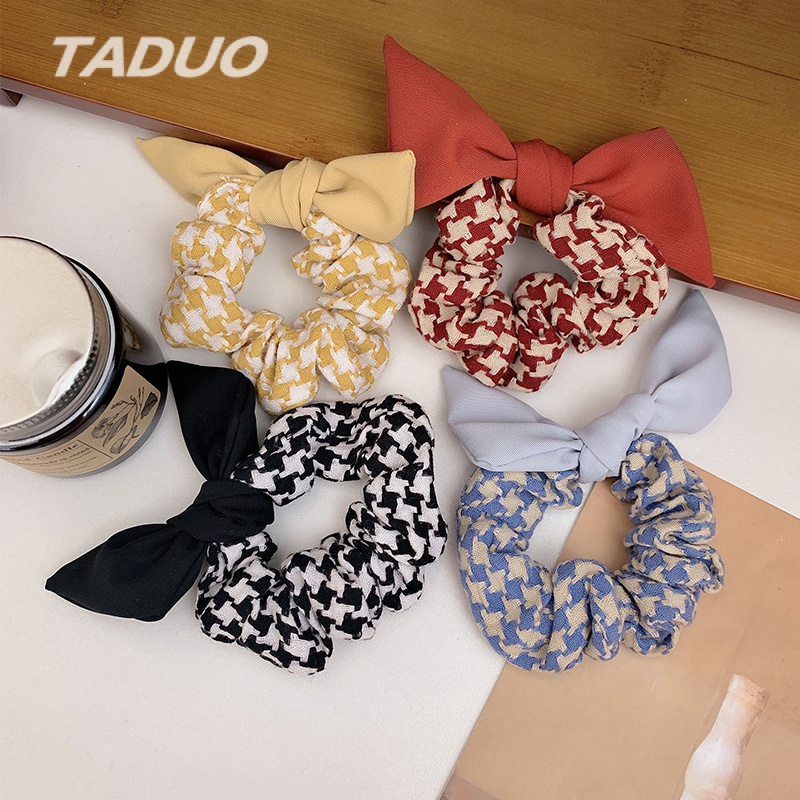Mới Dây Buộc Tóc Thắt Nơ Phong Cách Hàn Quốc Thời Trang Cho Nữ