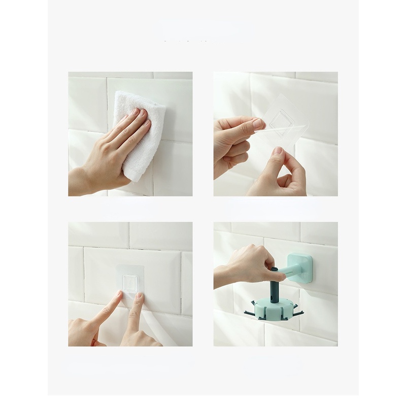 Móc Treo Đồ Dán Tường Xoay 360 Độ Tiện Dụng