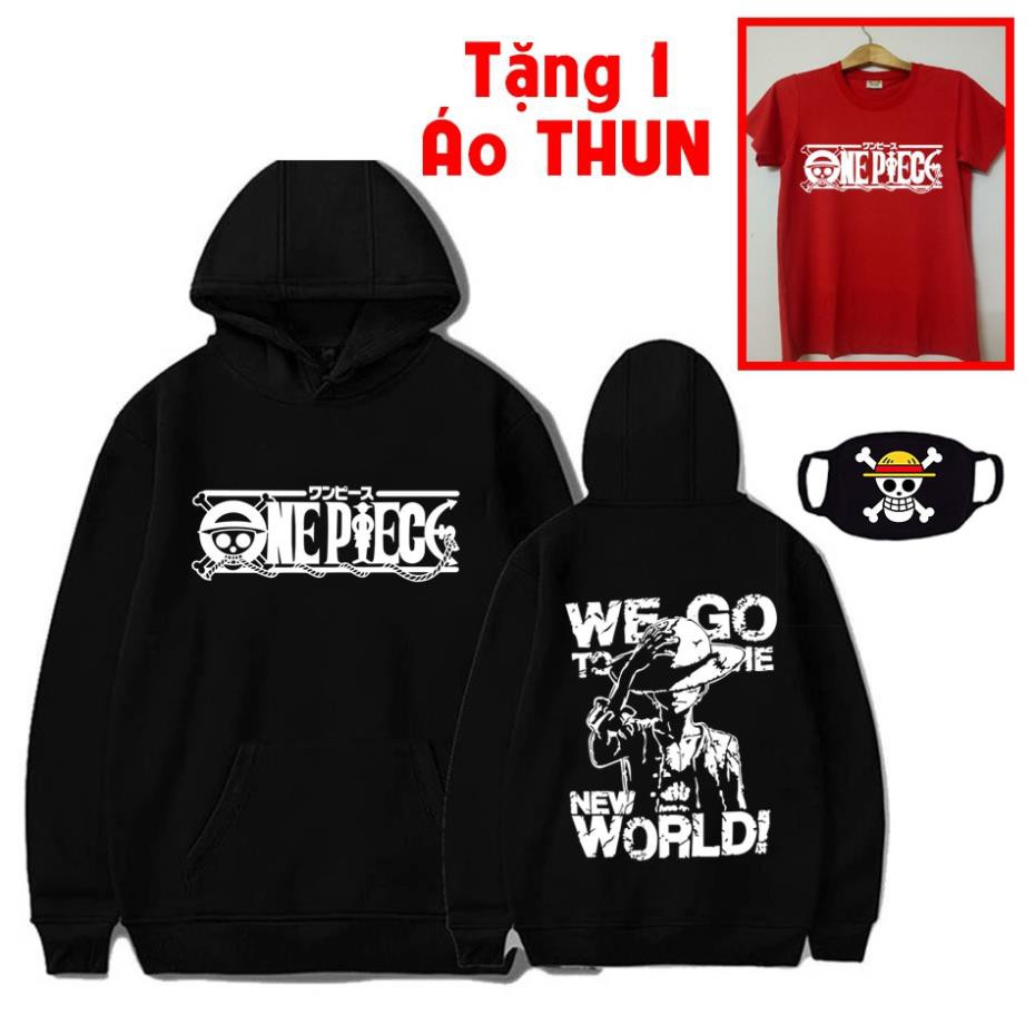 [SALE GIÁ GỐC] [KM Khủng ] Áo khoác áo hoodie One Piece Luffy  giá siêu rẻ nhất vịnh bắc bộ