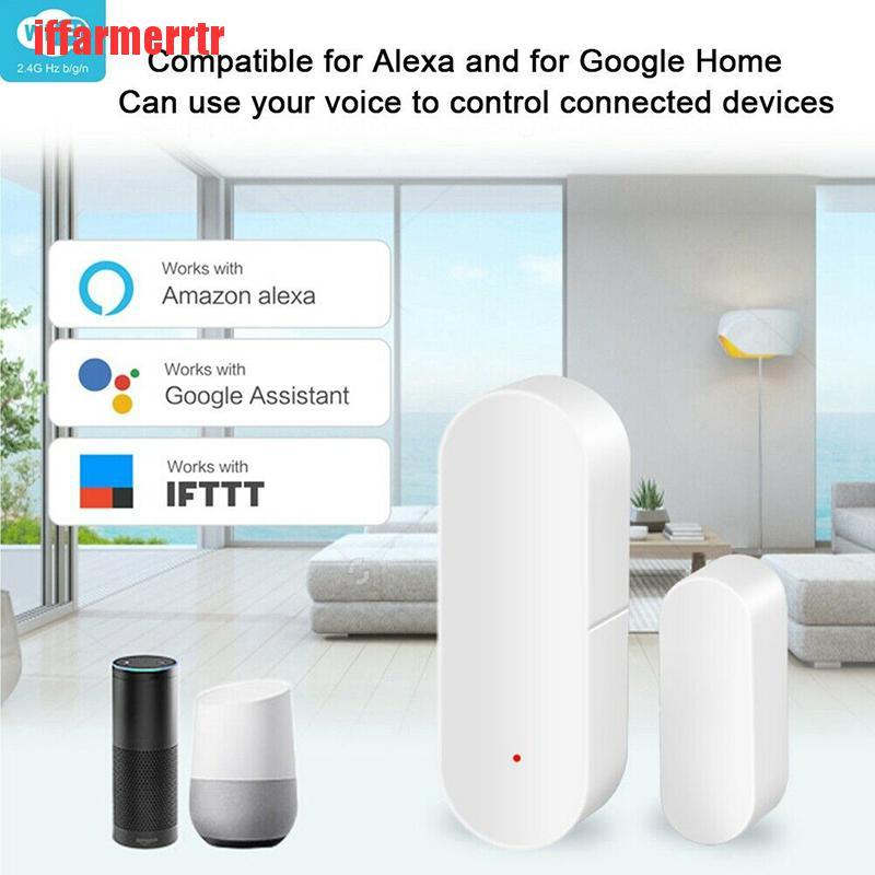 Thiết Bị Báo Động An Ninh Gắn Cửa Cho Google Home Alexa