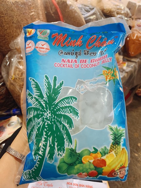 Thạch dừa Minh Châu ăn liền (gói 1kg)