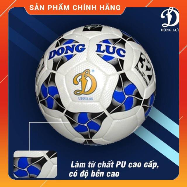 (Chính hãng) Quả bóng đá Động Lực ⚡️ 𝐅𝐑𝐄𝐄 𝐒𝐇𝐈𝐏 ⚡️  tiêu chuẩn thi đấu da PU siêu mềm UHV 2.05 size 5-bảo hành miễn phí