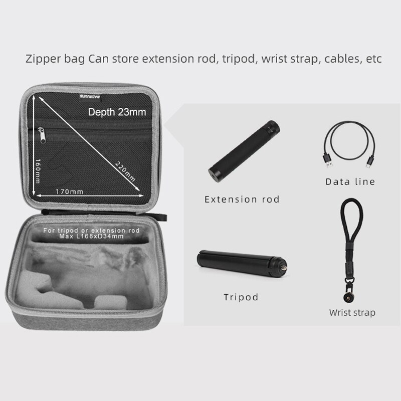 OSMO OM 4 Gimbal Portable Storage Bag Protetive Carrying Case Handheld Stabilizer Gimbal Bag for DJI Osmo Mobile 4 Accessories | BigBuy360 - bigbuy360.vn