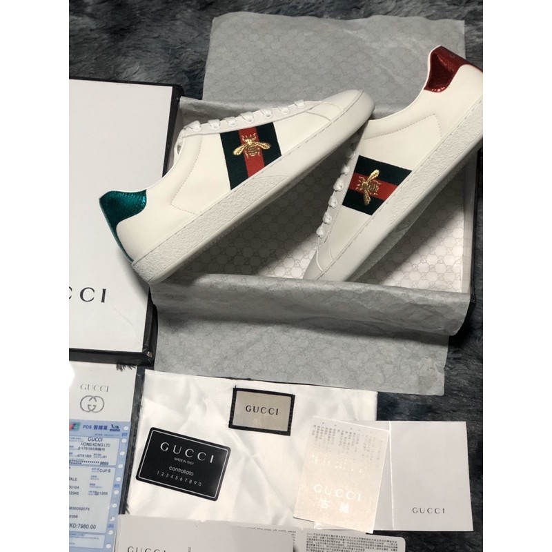 Giày đế bằng cao cấp thêu b.e full phụ kiện ctshop2019