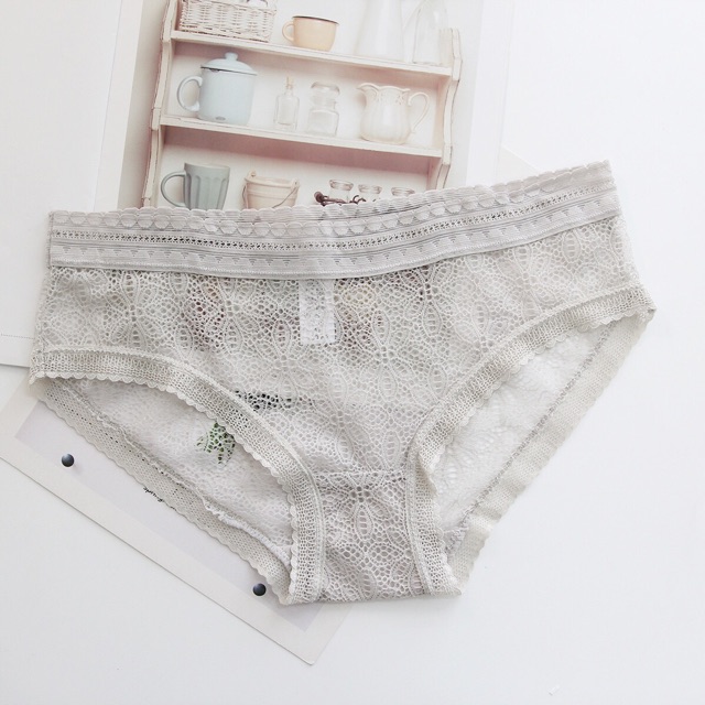 [Mã WASTDEP giảm 5K đơn bất kì] Quần Lót Ren Lưới Họa Tiết Hoa Mềm Thoáng Khí Lót Cotton Thấm Hút Mồ Hôi P057 | BigBuy360 - bigbuy360.vn