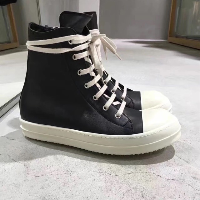 (Thanh Lí Hàng Nhập) Giày Thể Thao Cao Cổ RICKK OWENN Đế Xị Sáp Thơm | BigBuy360 - bigbuy360.vn