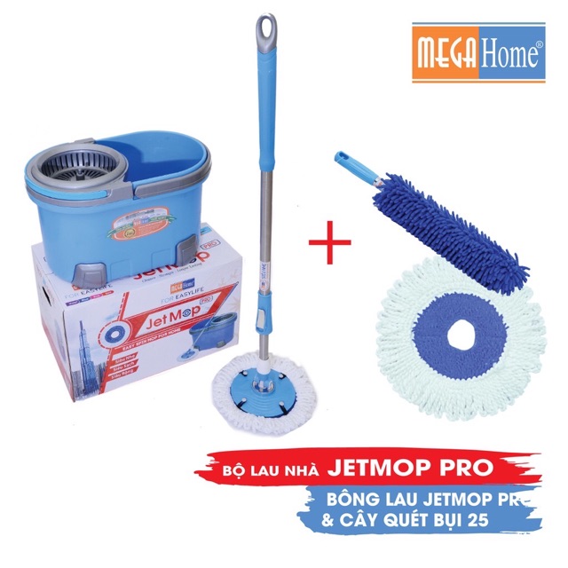 Bộ thùng lau nhà JetMoppro cao cấp megahome