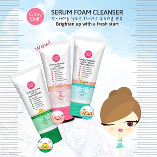[FULL 3 MÀU] Sữa Rửa Mặt Cathy Doll Serum Foam Cleanser 100ml