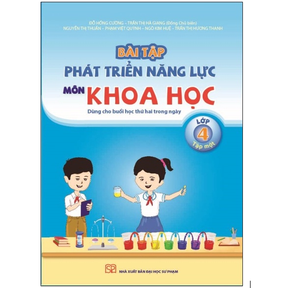 Sách - Bài tập phát triển năng lực học sinh môn Khoa học lớp 4 tập 1