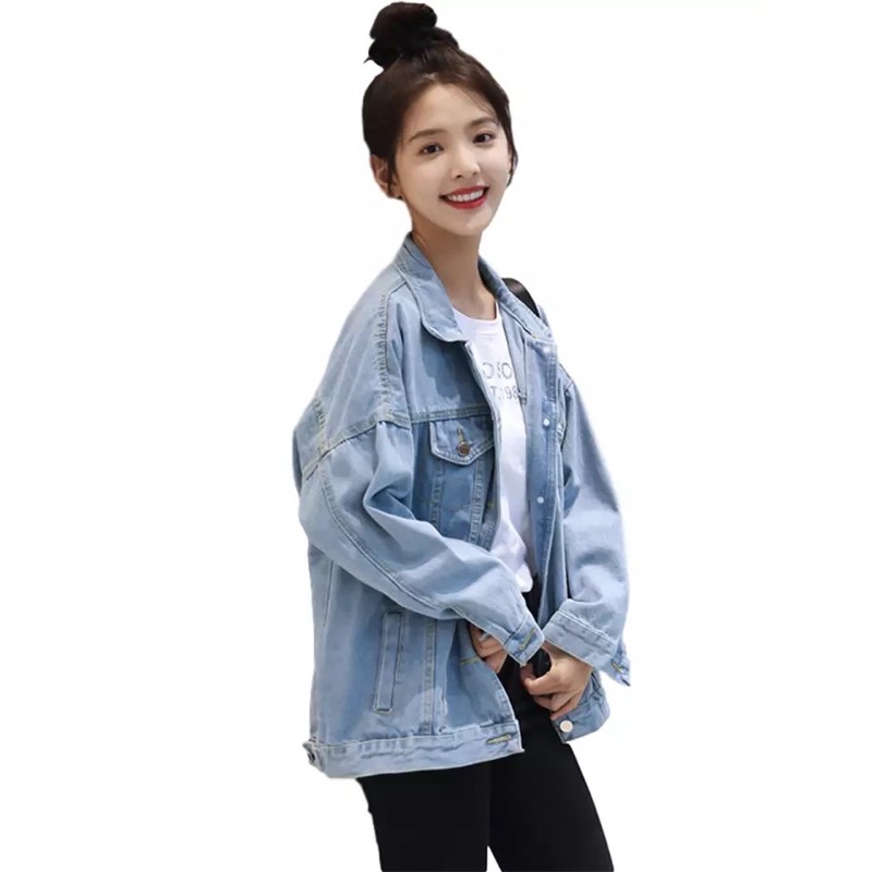 Áo khoác bò, áo khoác jeans nữ ullzang Quảng Châu