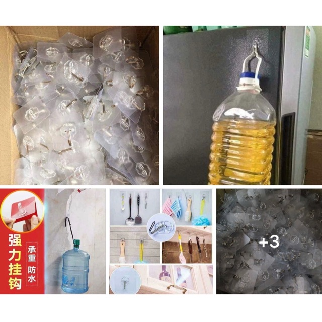 Móc dán siêu dính combo 30 chiếc