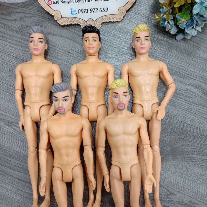 Búp bê nam ken cao 30cm hàng loại đẹp, mẫu mặt mới , trơn không kèm đồ tặng kèm giày Animedolls 638 NCT