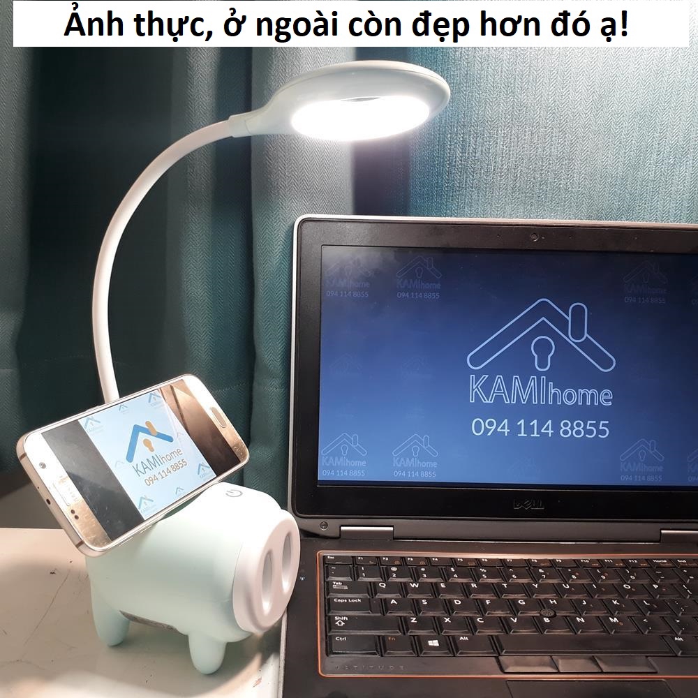 Đèn học để bàn chống cận thị cho trẻ em pin sạc tích điện và đèn led cảm ứng có Giá điện thoại học online mã 3601x