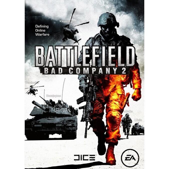 Băng Cassette Game Battlefield Bad Company 2 - Pc Games / Dvd Cd