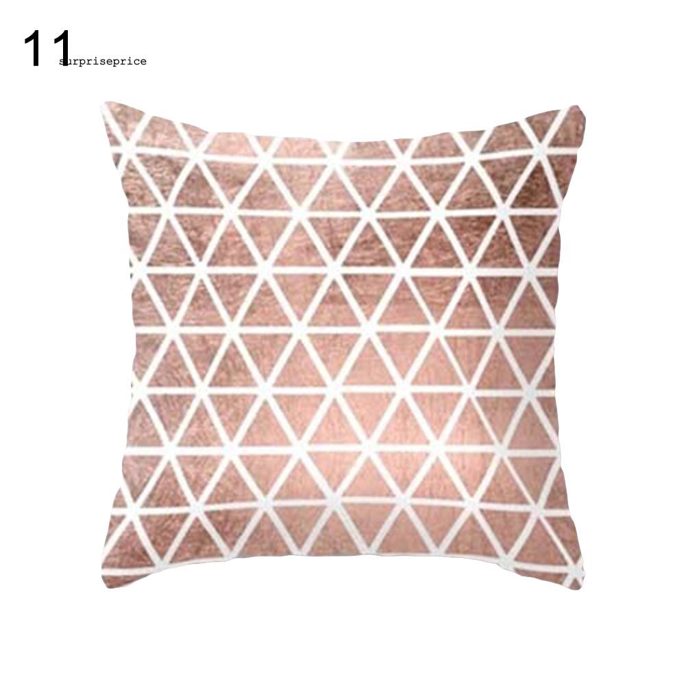 Áo gối khổ vuông 45cm X 45cm in họa tiết phong cách hiện đại